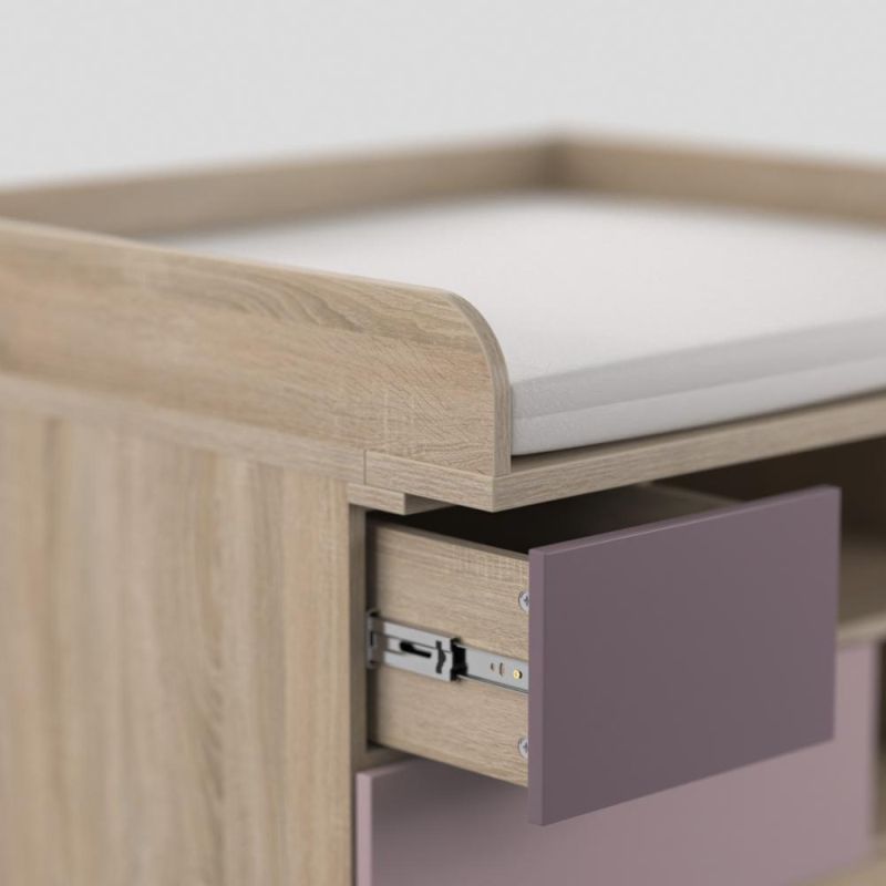 Detská komoda s prebalovacím pultom a matracom - viac farebných prevedení