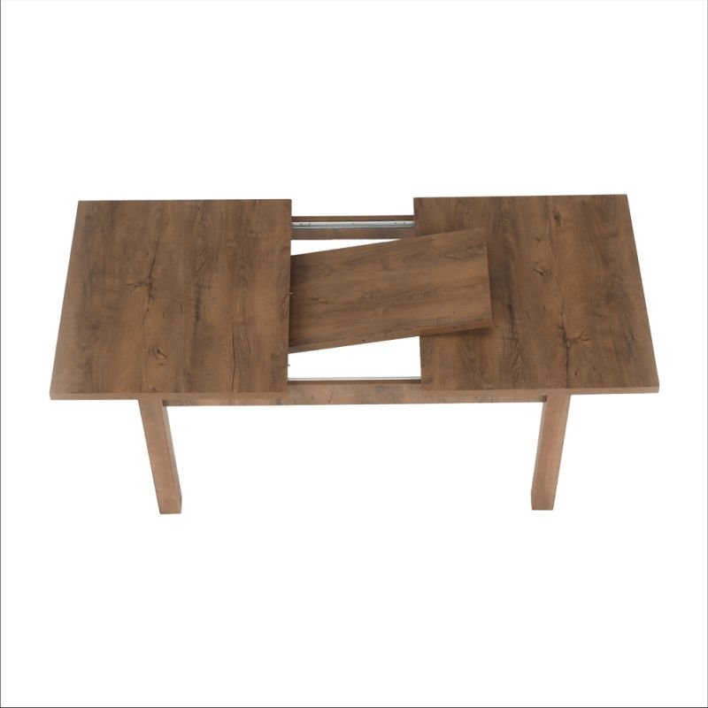 Rozkladací jedálenský stôl, dub lefkas