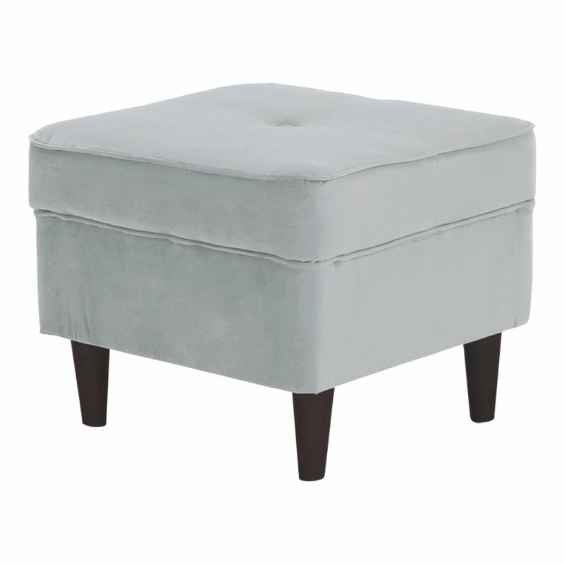 Taburet v nadčasovom dizajne, svetlosivá-orech