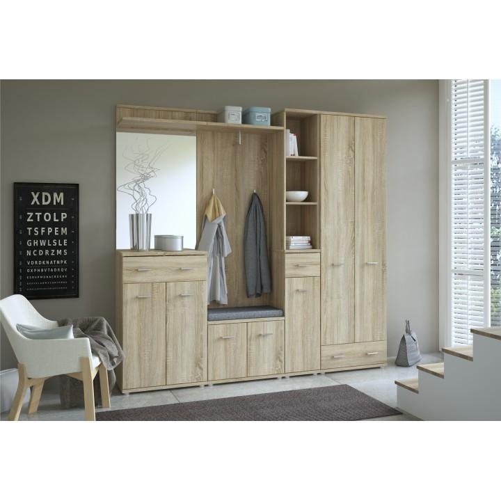 Komoda s nadstavcom, dub sonoma