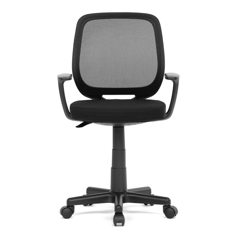 Jednoduchá kancelárska stolička, čierna mesh