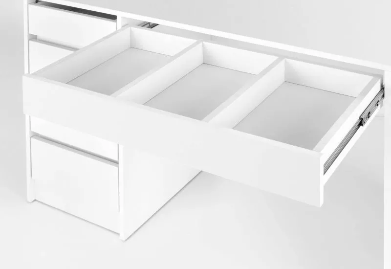 Toaletný stolík XL v bielom prevedení