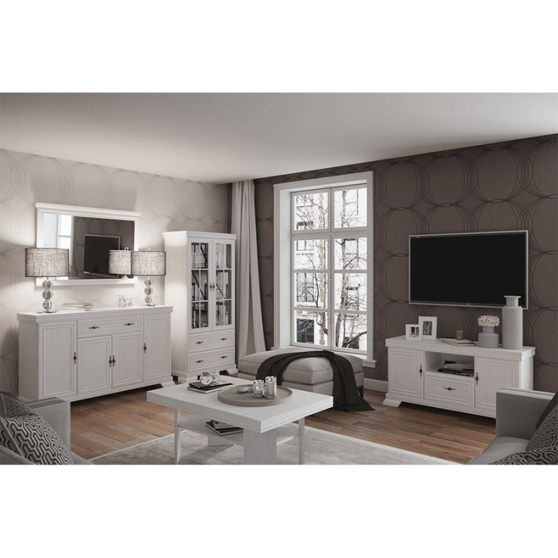 Rustikálny písací stôl vo farebnom prevedení sosna andersen