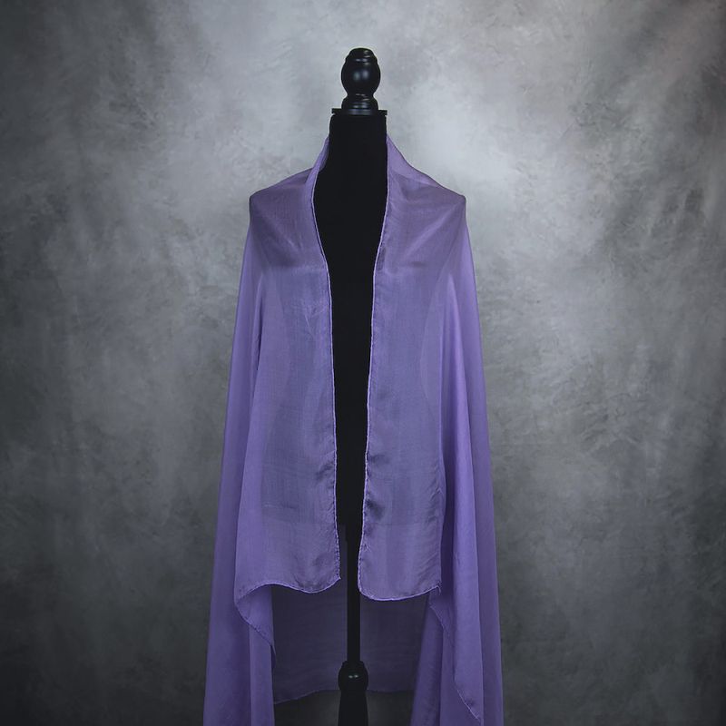 Hodvábny šál PURPUROVÝ 180 x 110cm