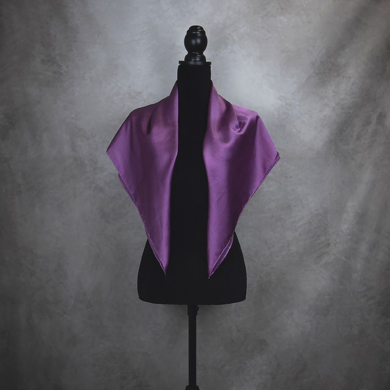 Hodvábna šatka PURPUROVÁ 90 x 90cm