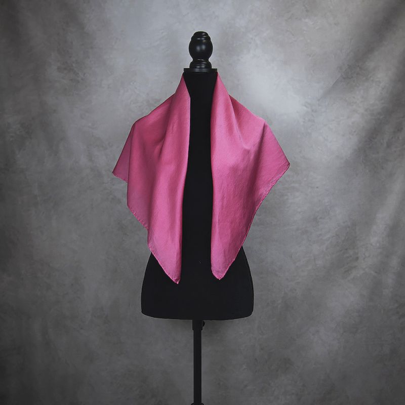 Hodvábna šatka STARO-RUŽOVÁ 90 x 90cm