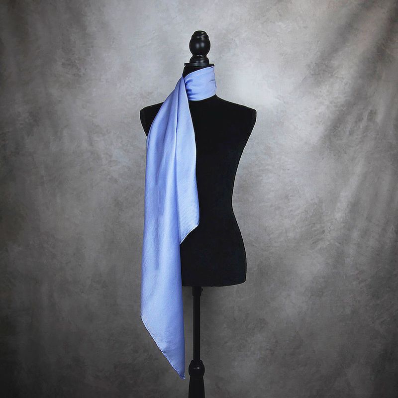 Hodvábna šatka CHRPOVO MODRÁ 90 x 90cm