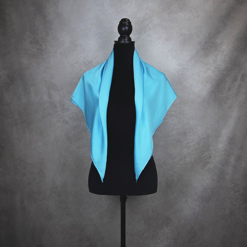 Hodvábna šatka TYRKYSOVÁ 90 x 90cm