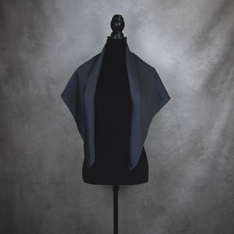 Hodvábna šatka ČIERNA 90 x 90cm