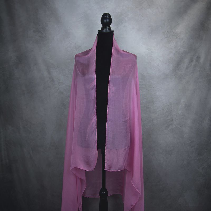 Hodvábny šál STARO RUŽOVÝ 180 x 110cm