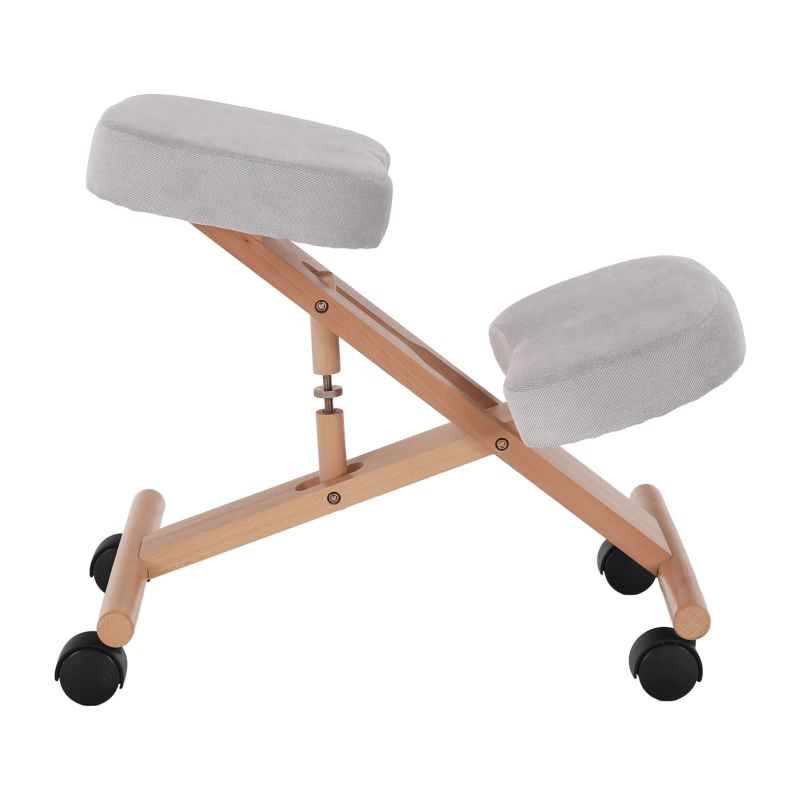 Ergonomická kľakačka, sivohnedá Taupe-buk