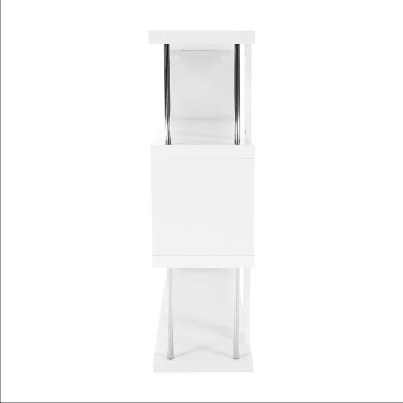 Zaujímavý a moderný regál biely