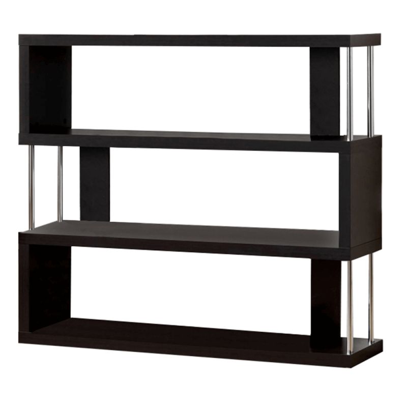 Zaujímavý a moderný regál čierny