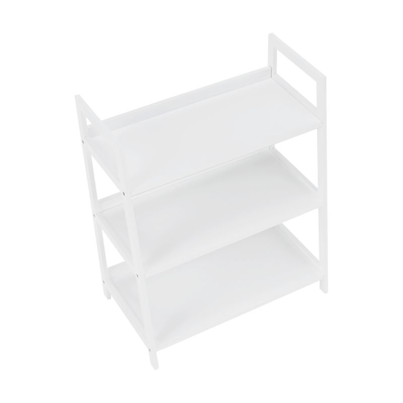 Šikovný 3-policový regál, biela