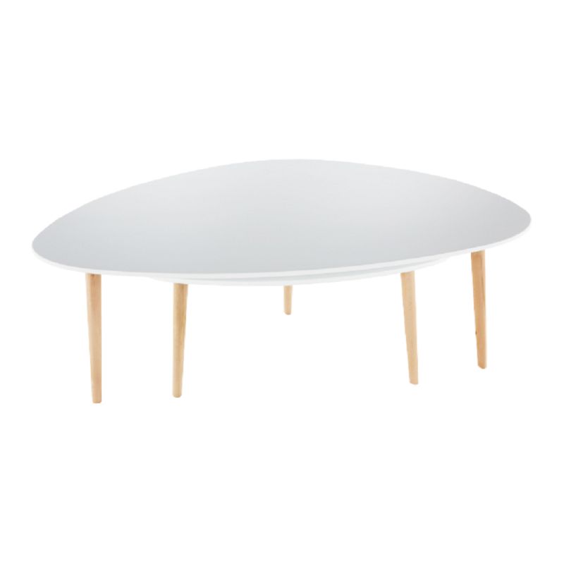 Set dvoch stolíkov v bielej farbe-nožičky buk