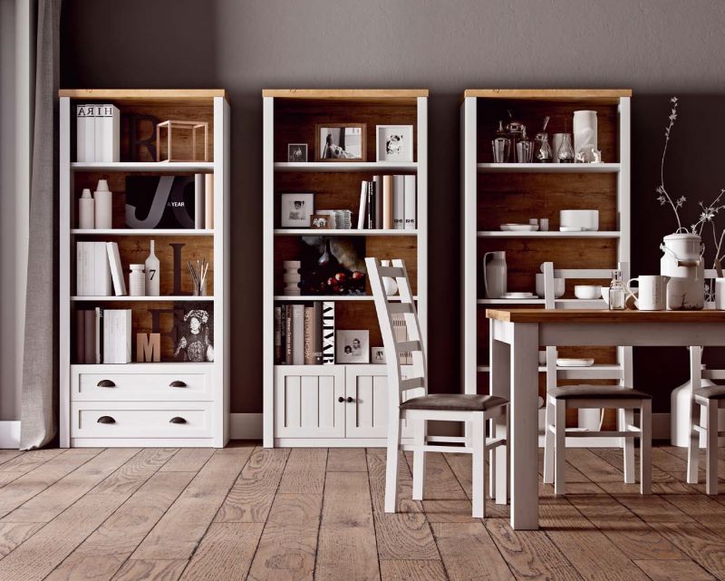 Regál R3 sosna andersen-lefkas Ciemny