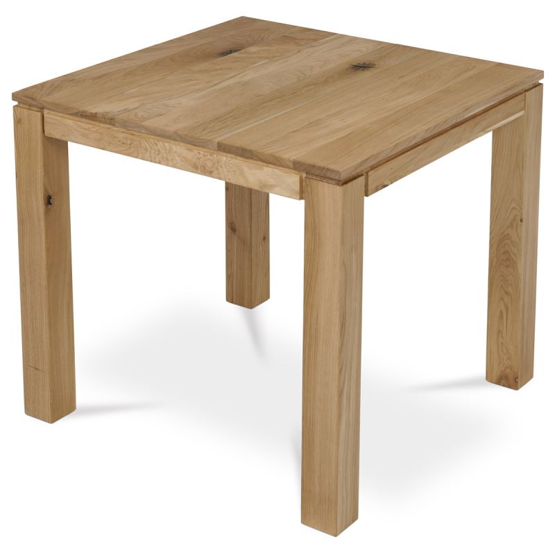 Stôl jedálenský 80x80, masív dub, povrchová úprava olejom