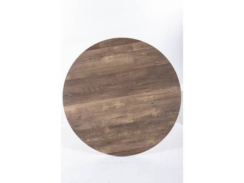 Konferenčný stolík v kombinácii orechovej dosky a chrómových nožičiek