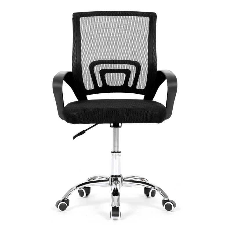 Kancelárska stolička, poťah čierna látka a sieťovina MESH