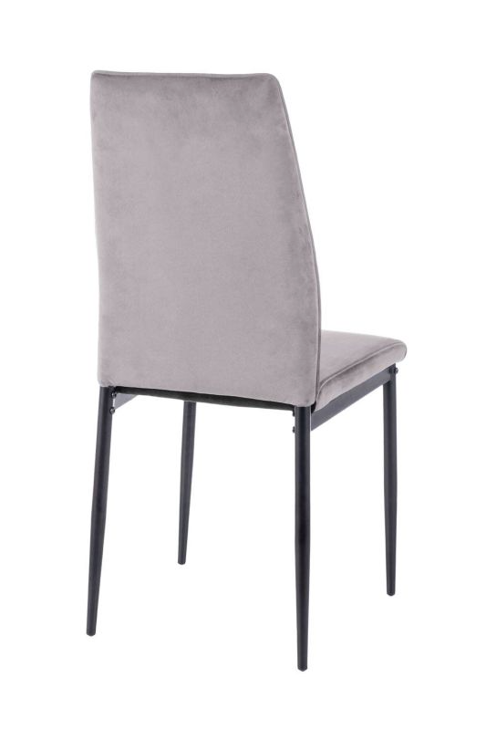 Moderná stolička, čierna-svetlo sivá