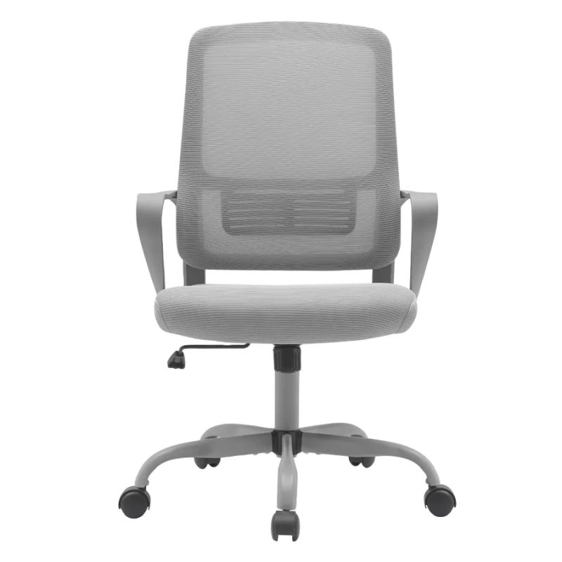 Jednoduché kancelárske kreslo, sivá