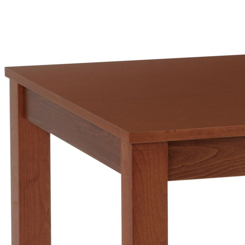 Drevený stôl jedálenský pevný vo farbe čerešňa