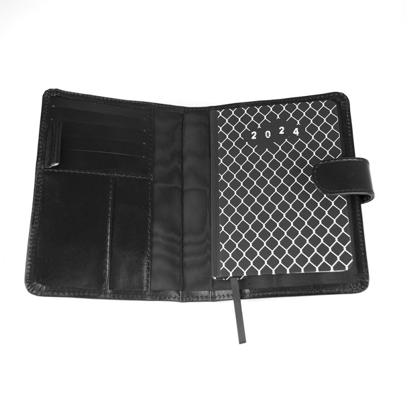 Kožený diár farba čierna