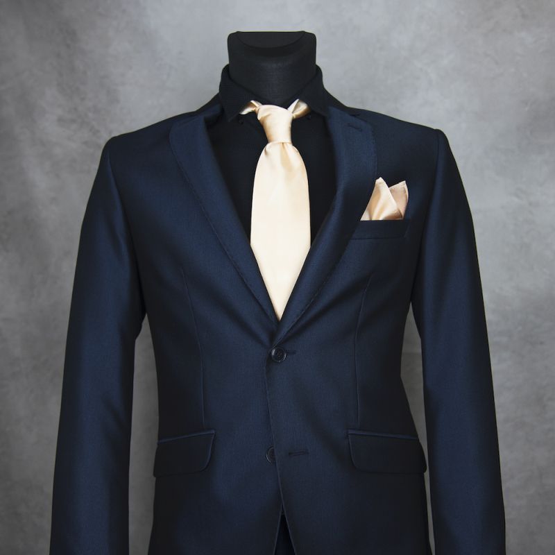 Hodvábna kravata + vreckovka LIMITED_19