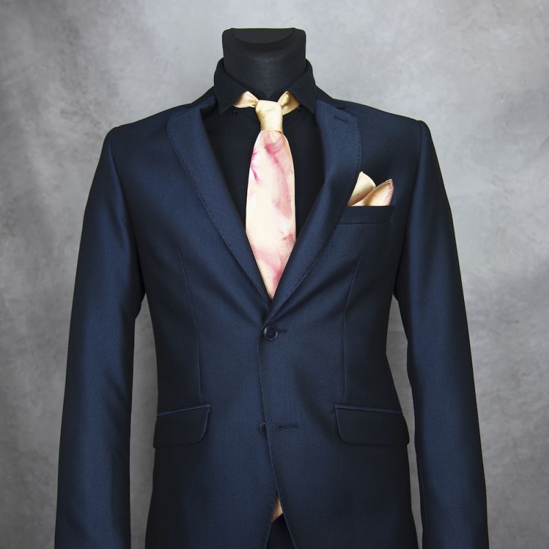 Hodvábna kravata + vreckovka LIMITED_21