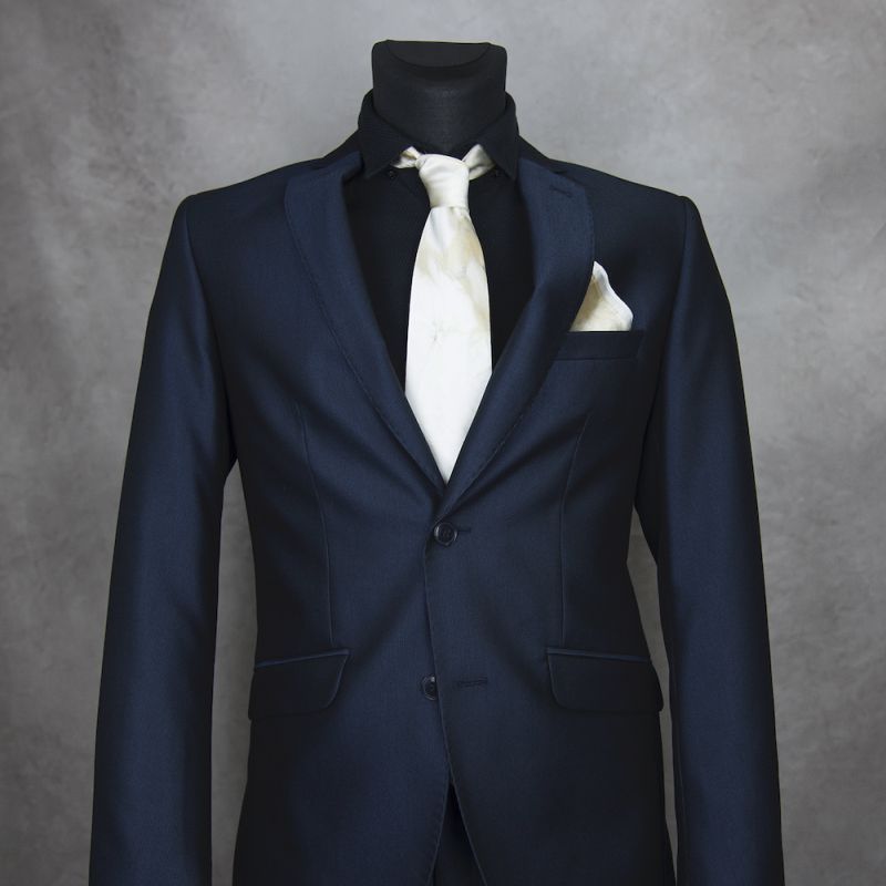 Hodvábna kravata + vreckovka LIMITED_23