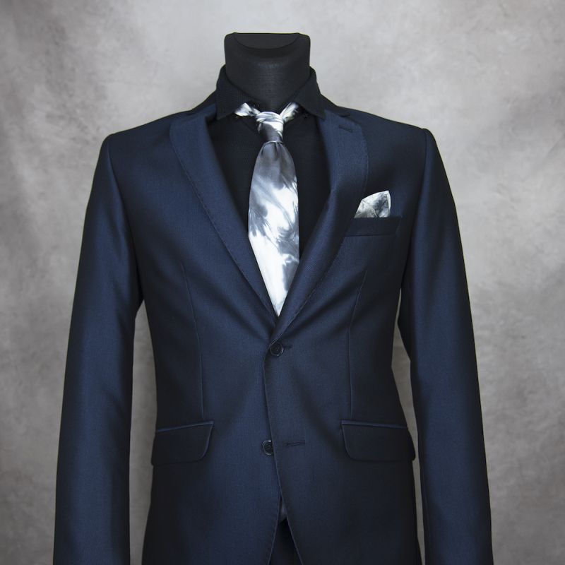 Hodvábna kravata + vreckovka LIMITED_26