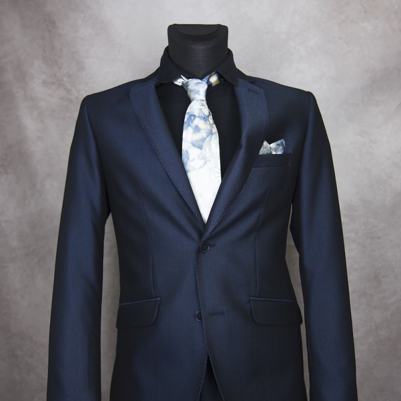 Hodvábna kravata + vreckovka LIMITED_27