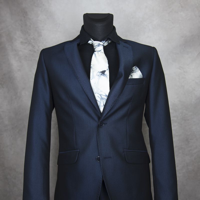 Hodvábna kravata + vreckovka LIMITED_29