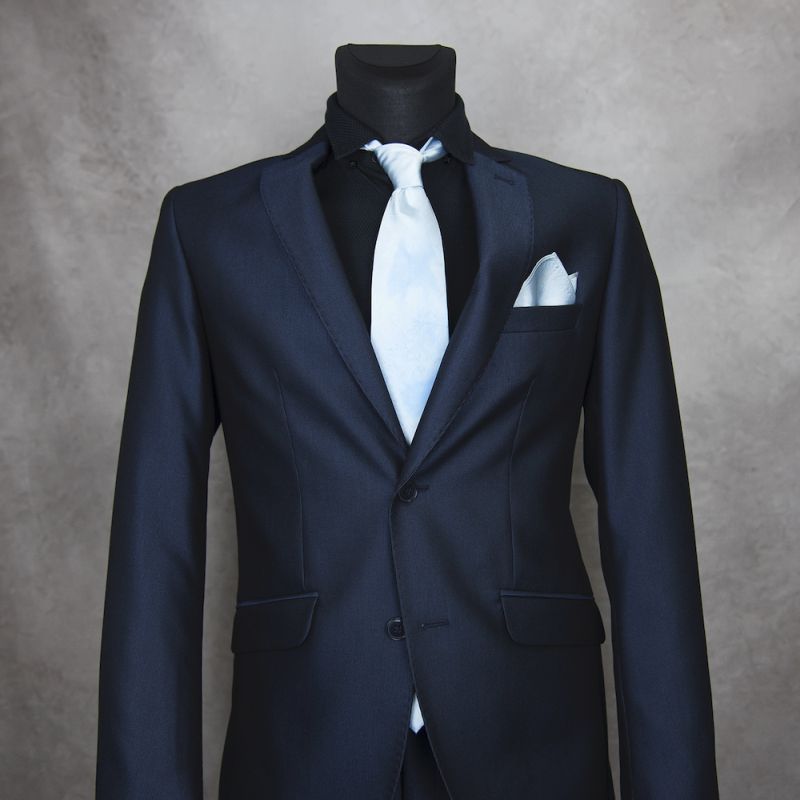 Hodvábna kravata + vreckovka LIMITED_40