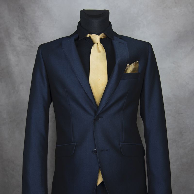 Hodvábna kravata + vreckovka LIMITED_45