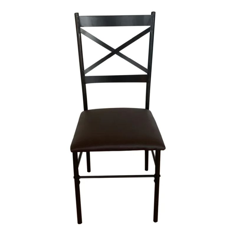 Jedálenský set 1+4, dub sonoma-čierna-hnedá