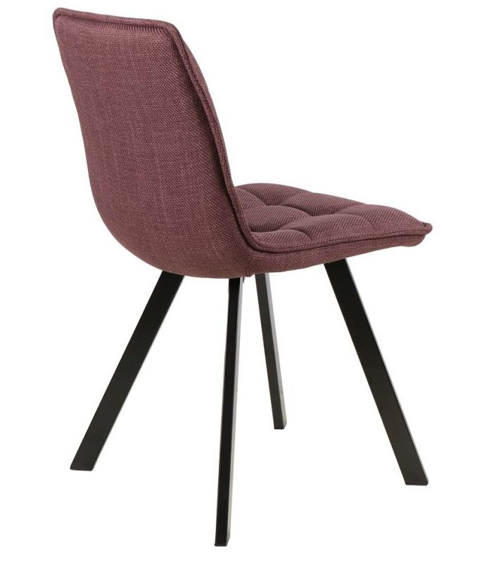 Štýlová jedálenská stolička, čierna-bjorn červená 99