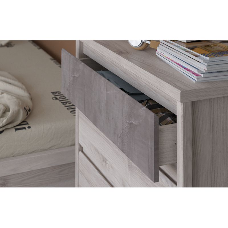 Komoda so štyrmi šuplíkmi, gaštan nairobi-onyx