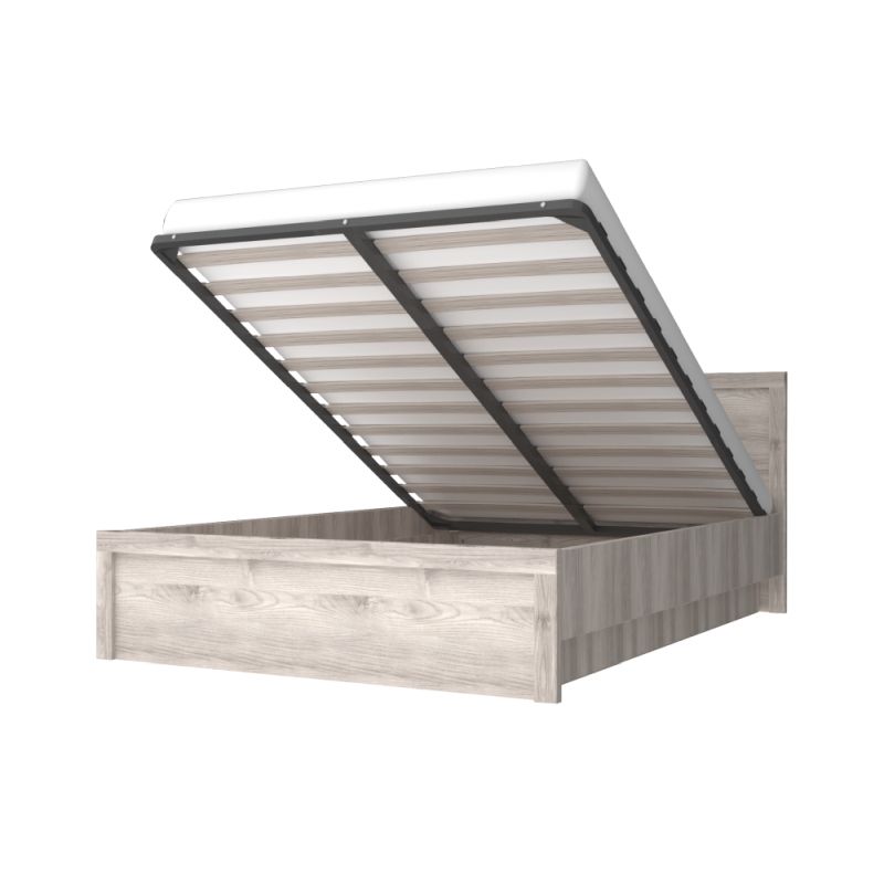 Posteľ s úložným priestorom 160 v elegantnom prevedení gaštan nairobi