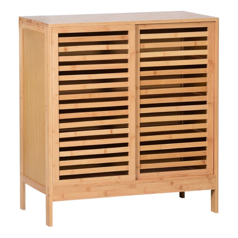 Botník, 4-policový, bambus