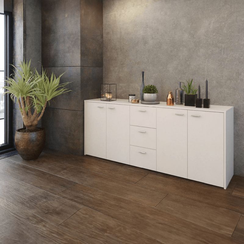 Kombinovaná komoda 180, biela