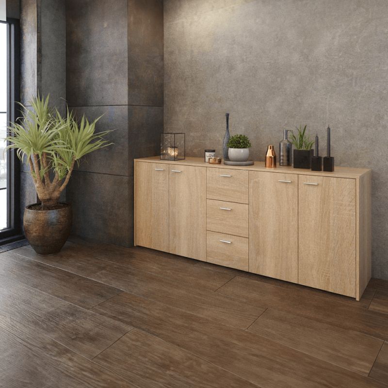 Kombinovaná komoda 180, dub sonoma