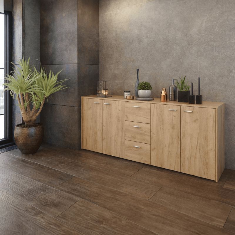 Kombinovaná komoda 180, dub artisan