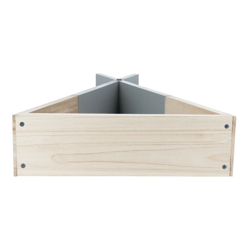 Detská polička, sivá-prírodná