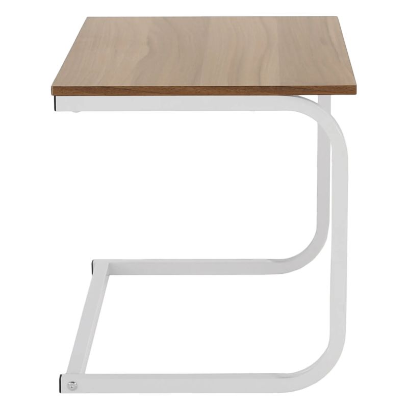 Odkladacia polica, biela-dub natural