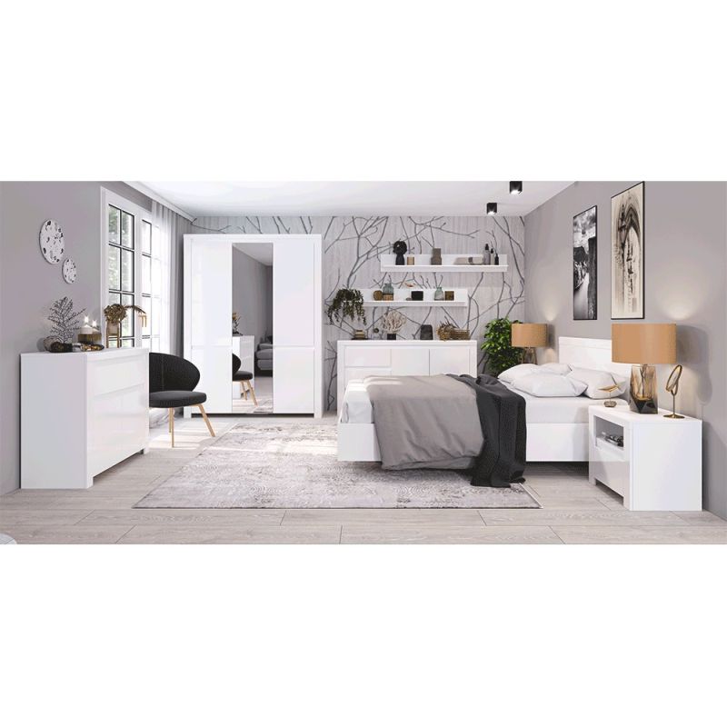 Polica 100, biela z DTD laminovanej