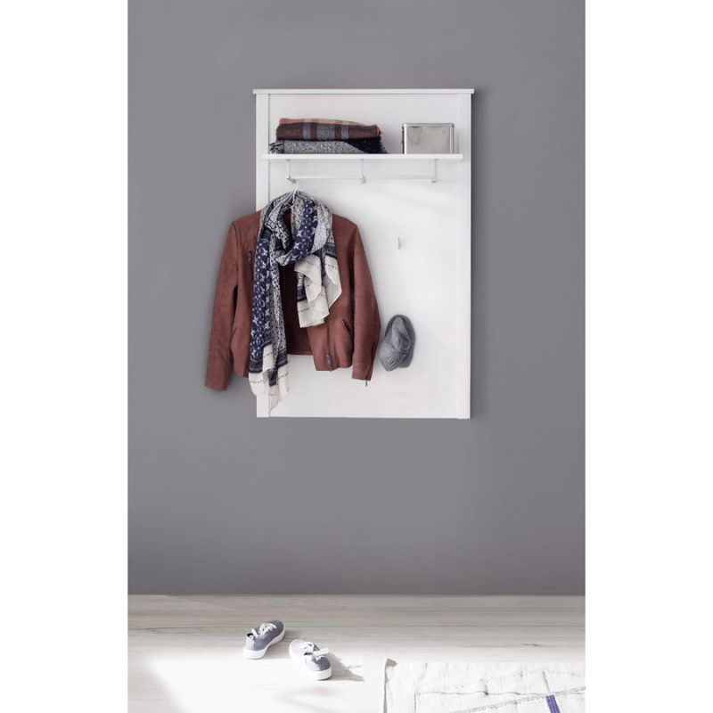 Vešiakový panel 80, biela