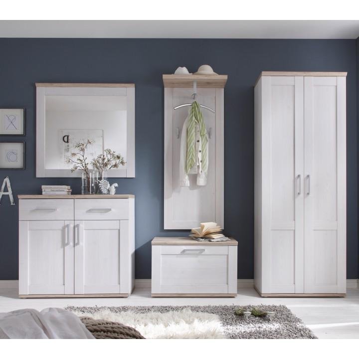 Vešiakový panel 59, biela-san remo