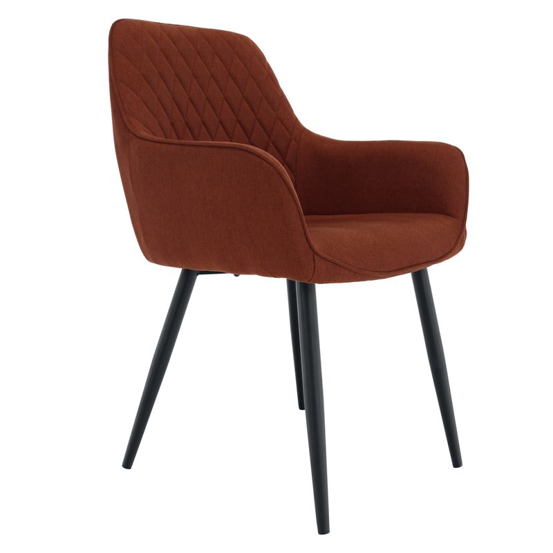 Štýlové dizajnové kreslo, hnedá-čierna