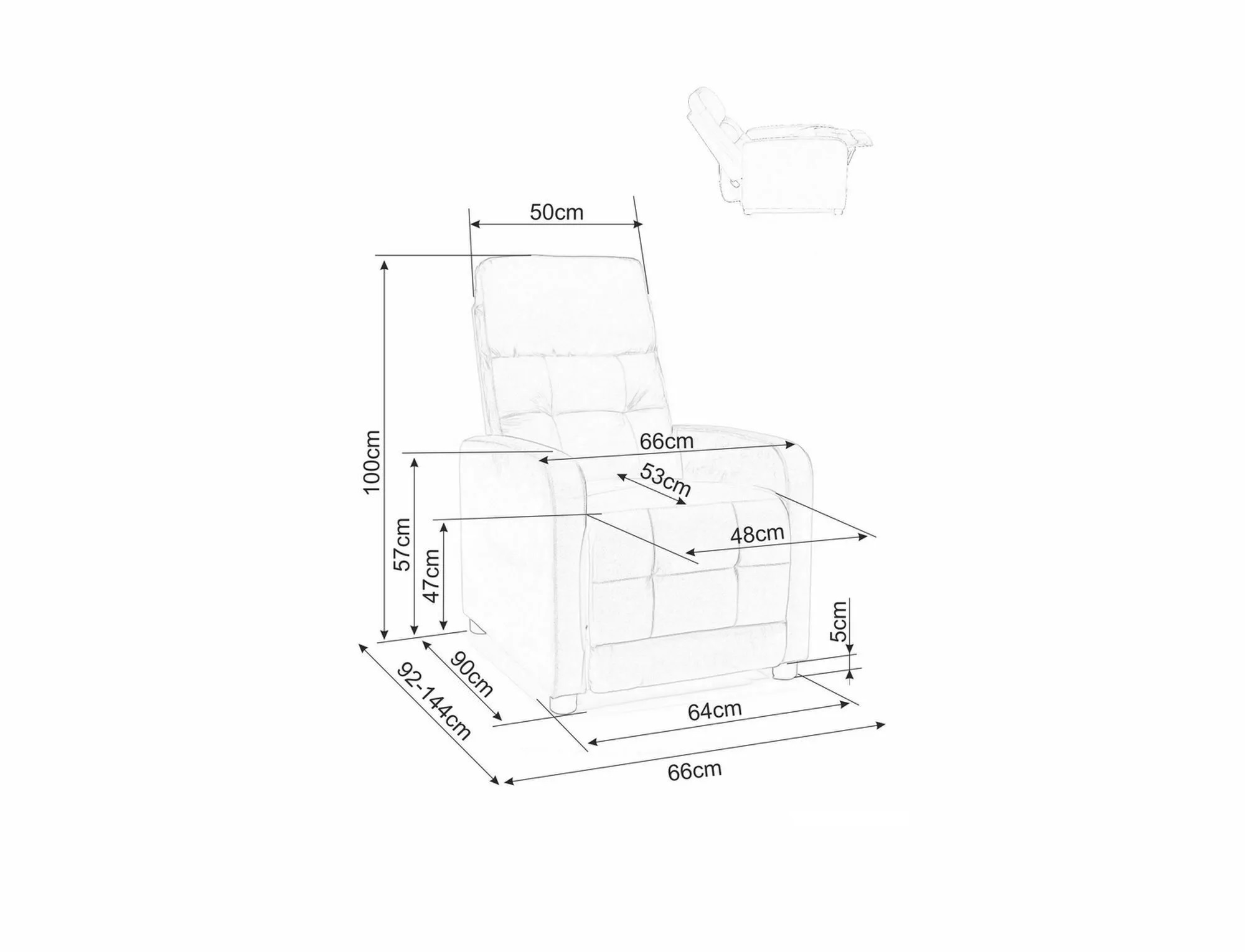 Polohovacie kreslo v skvelom dizajne, béžová bluvel 40